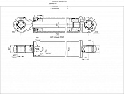 Гидроцилиндр ЦГ-180.80х700.11